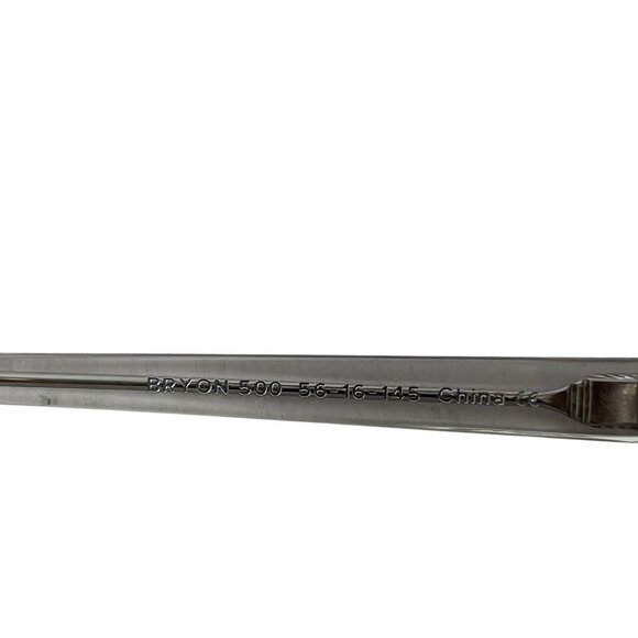 Warby Parker Bryon 500 Crystal Clear Square Eyeglasses Frames 56-16 145 Unisex - Picture 9 of 10